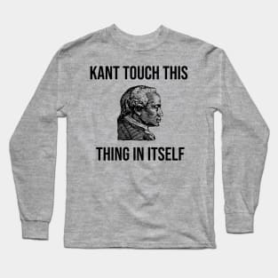 Funny Immanuel Kant Philosophy Teacher Student Gift Long Sleeve T-Shirt